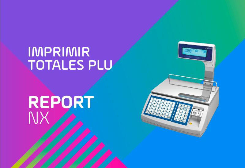 Report NX LCD - Imprimir totales PLU